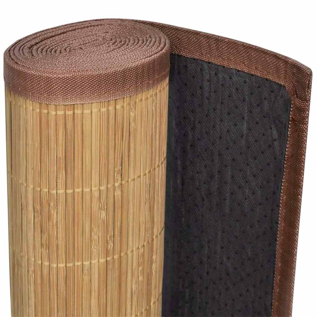 Carpet Bamboo 160x230 cm Brown