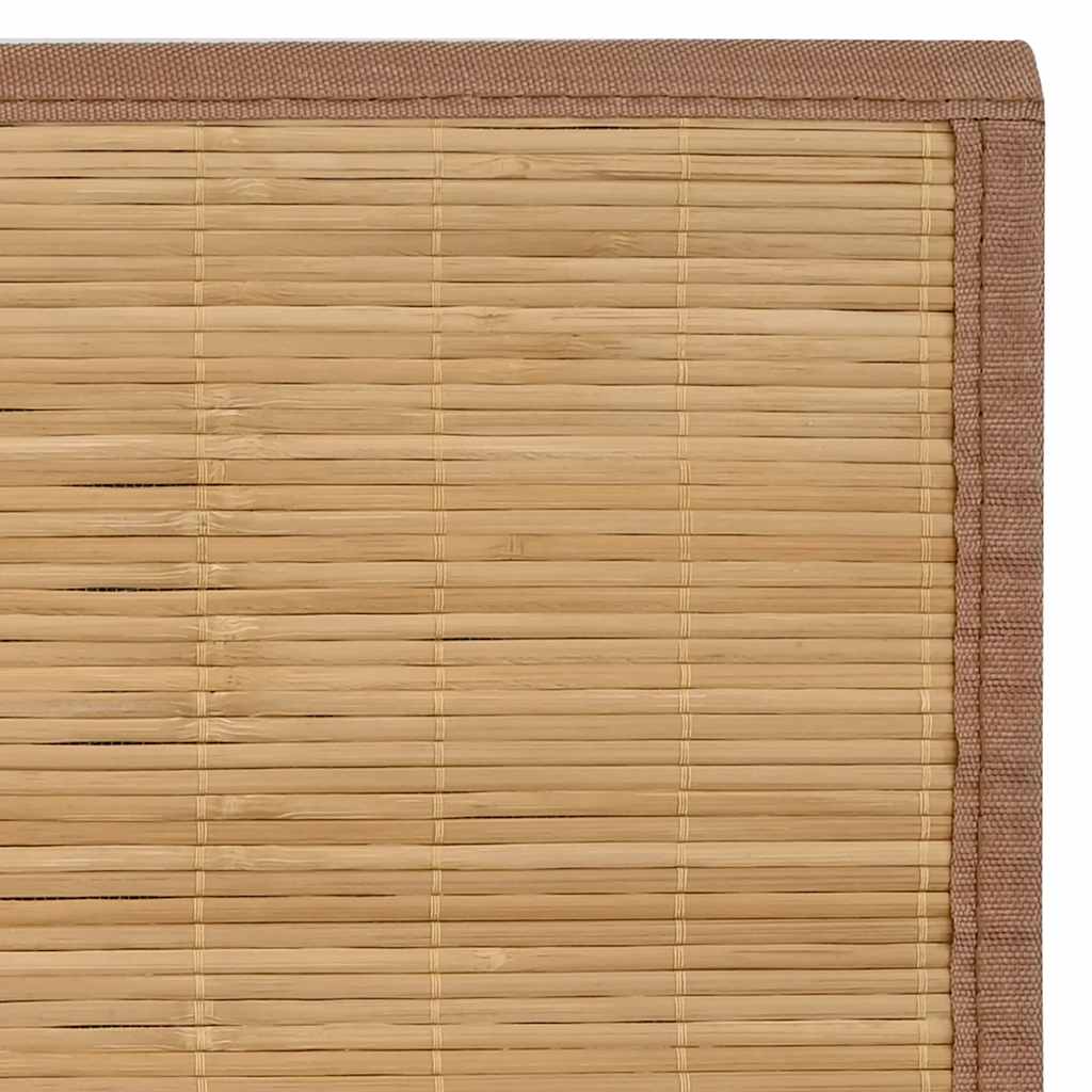 Carpet Bamboo 160x230 cm Brown
