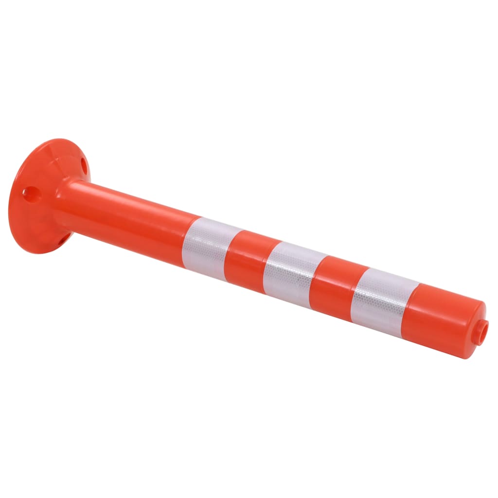 Verkehrspoller 2 Stk. Kunststoff 75 cm