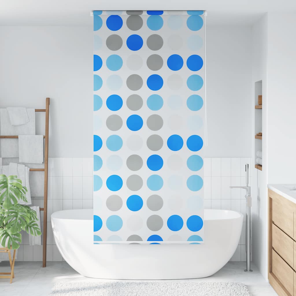 Duschrollo 120x240 cm Kreismuster