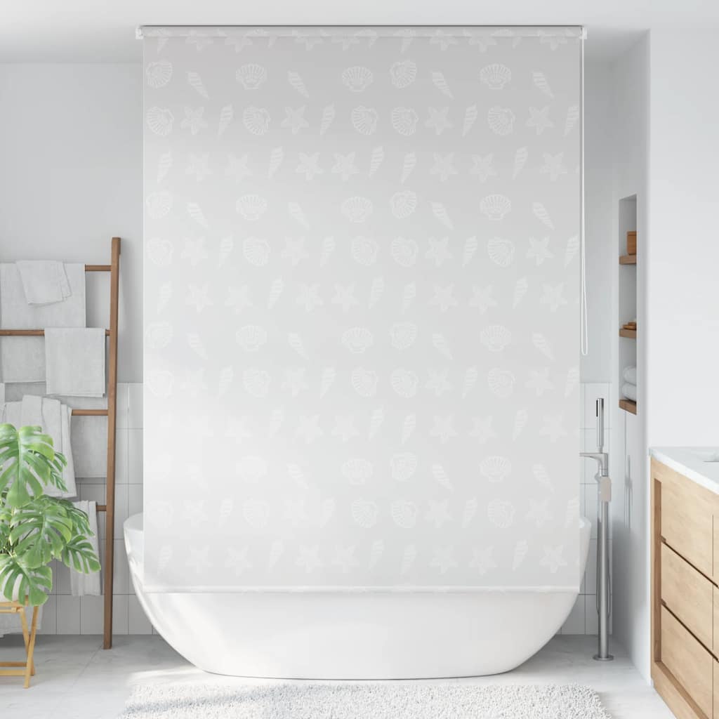 Duschrollo 160x240 cm Seesternmuster