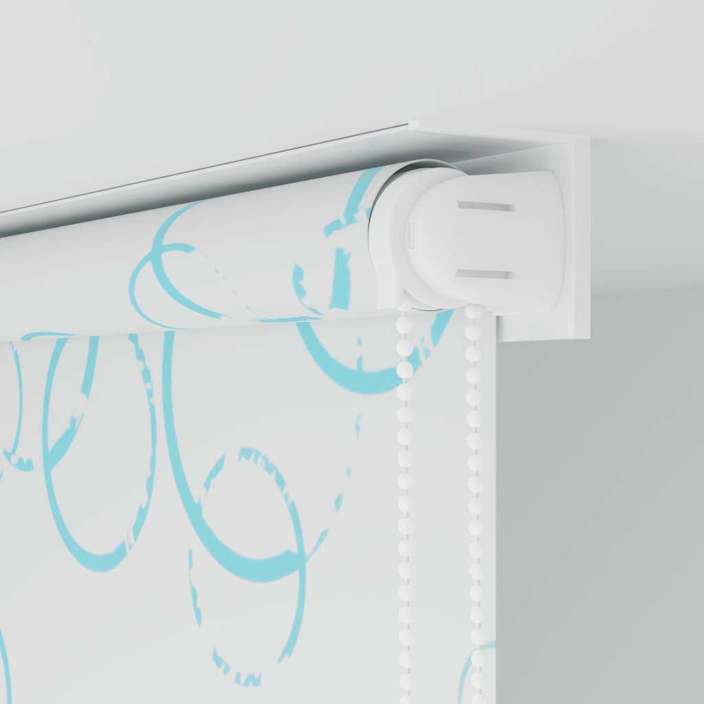 Store de douche 100x240 cm Motif bulles