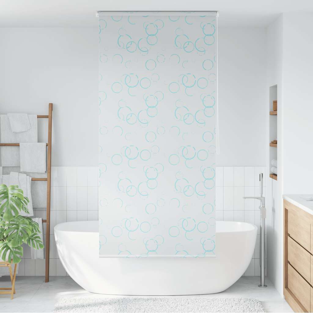 Store de douche 100x240 cm Motif bulles