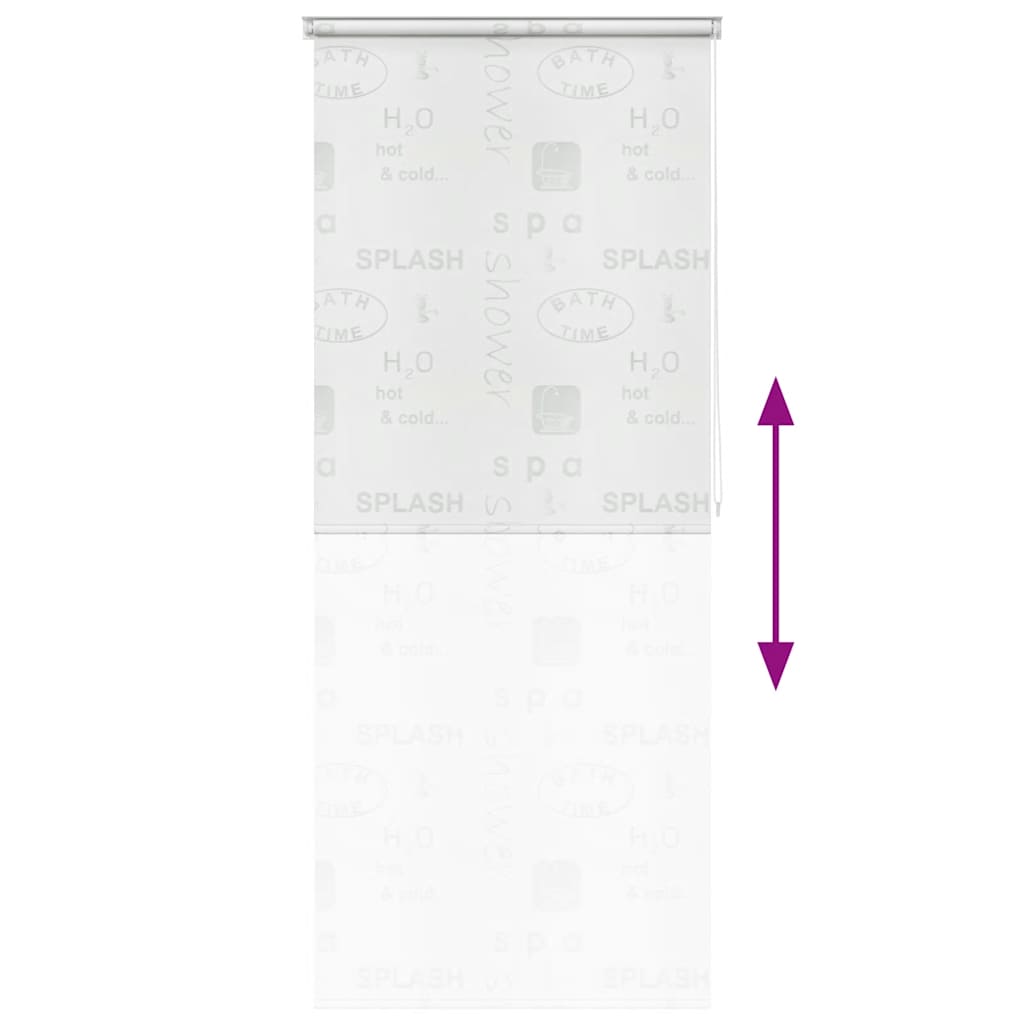 Store de douche 120x240 cm design Splash