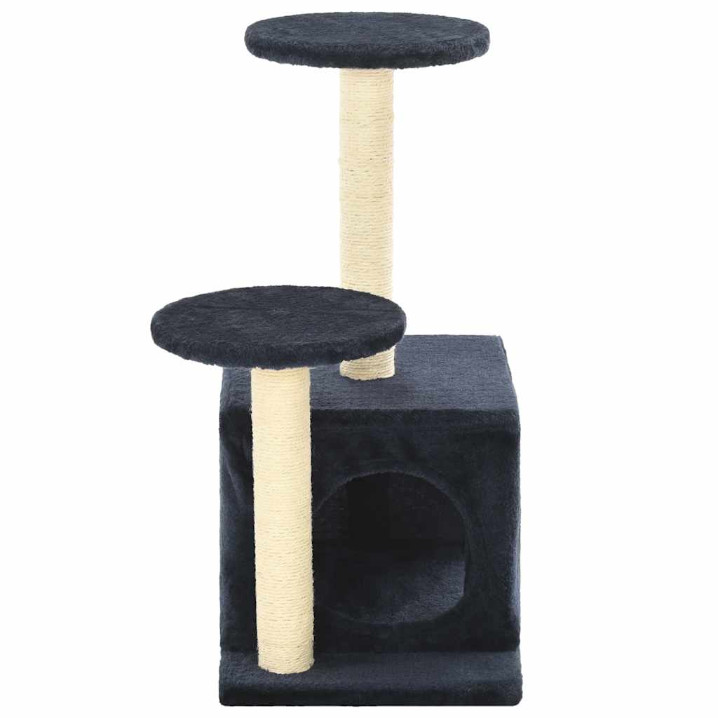 Katzen-Kratzbaum Sisal 60 cm Dunkelblau