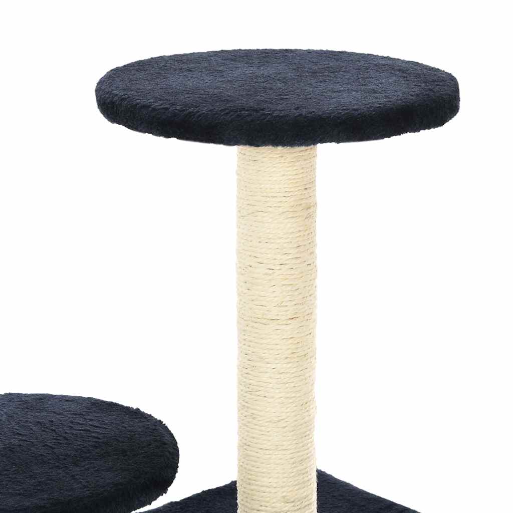 Katzen-Kratzbaum Sisal 60 cm Dunkelblau