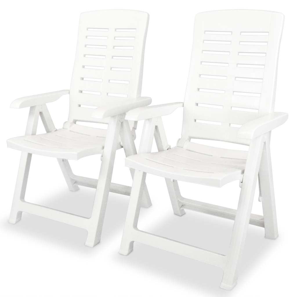3-tlg. Bistro-Set Kunststoff Weiß