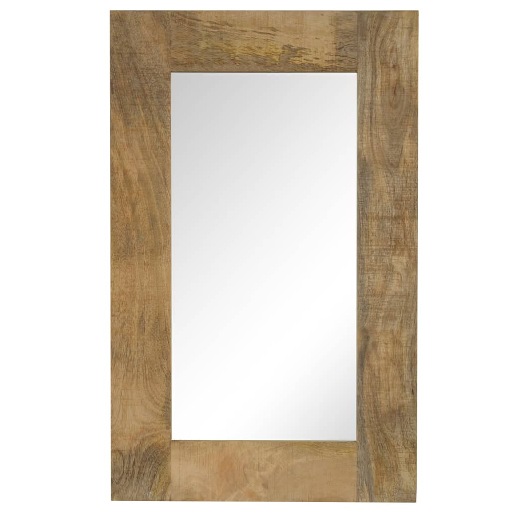 Mirror Solid Mango Wood 50 x 80 cm