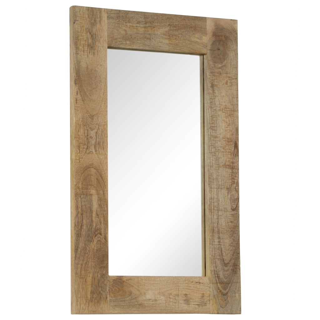Mirror Solid Mango Wood 50 x 80 cm
