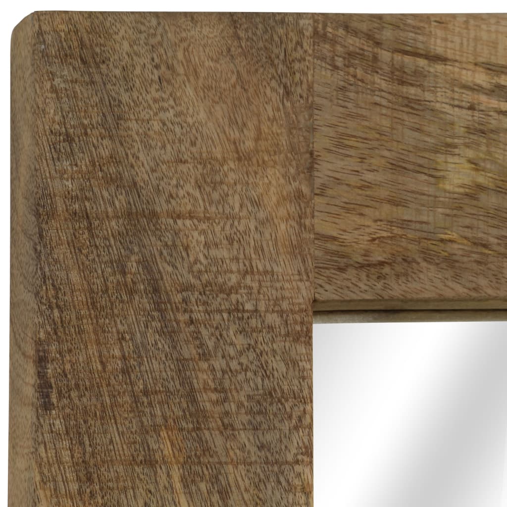Mirror Solid Mango Wood 50 x 80 cm