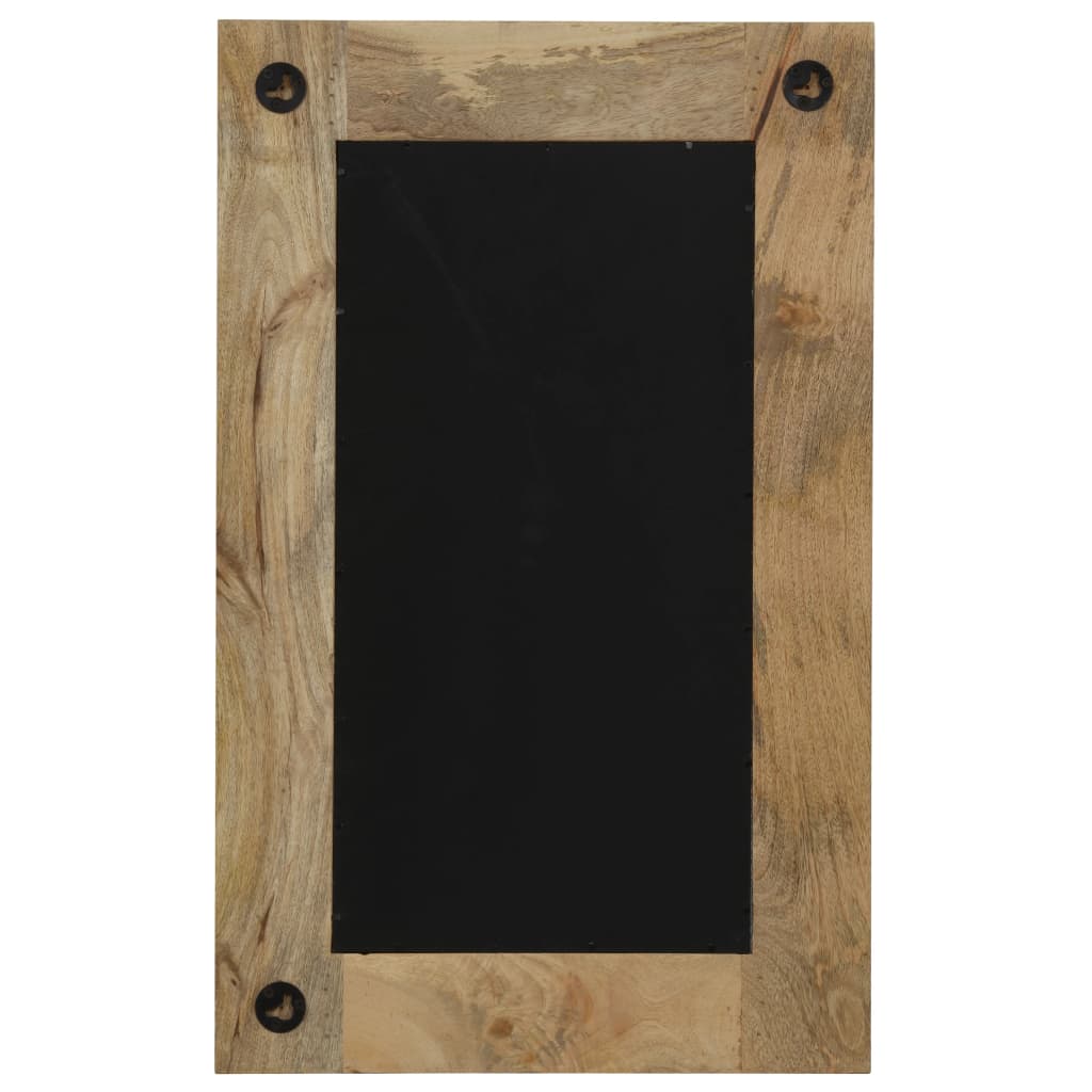 Mirror Solid Mango Wood 50 x 80 cm