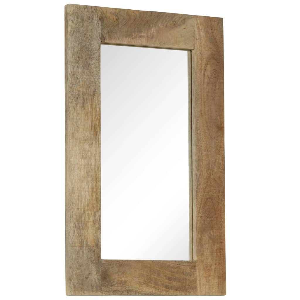 Mirror Solid Mango Wood 50 x 80 cm