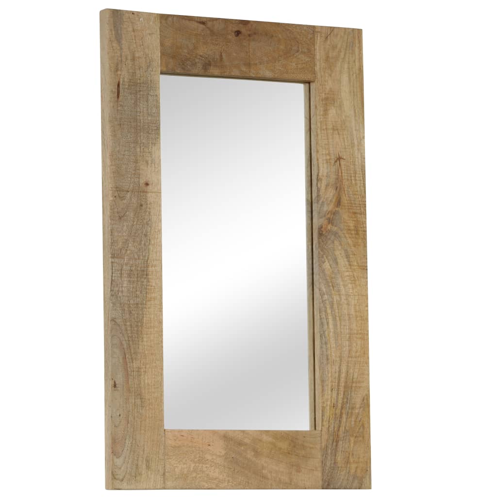 Mirror Solid Mango Wood 50 x 80 cm