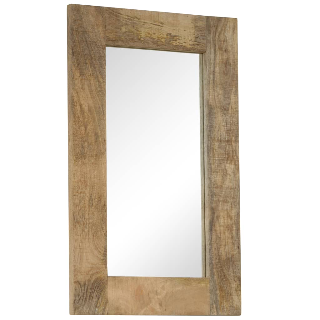 Mirror Solid Mango Wood 50 x 80 cm
