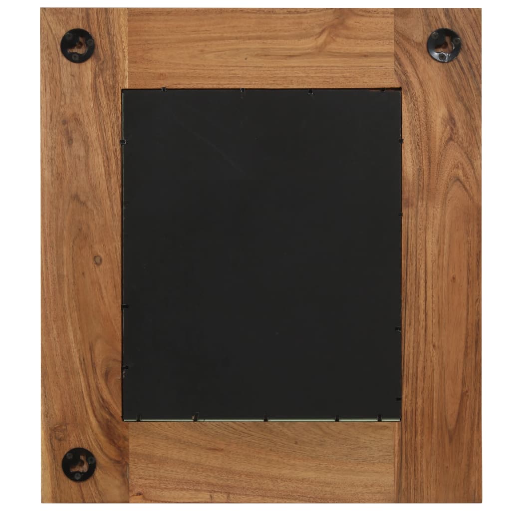 Miroir en acacia massif 50x50 cm
