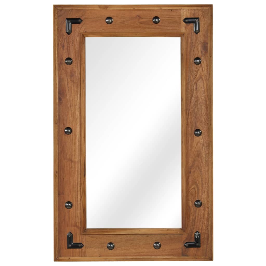 Mirror, solid acacia wood, 50x80 cm