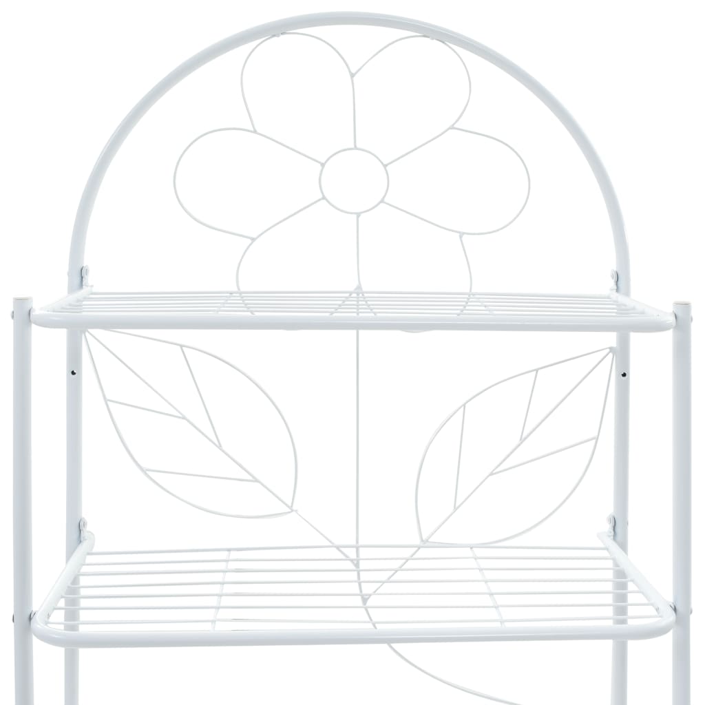 Toilet Shelf White 60x33x174 cm