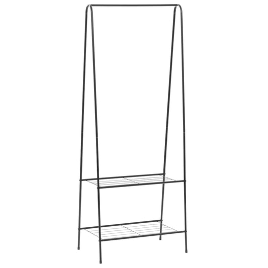 Clothes rack 59 x 35 x 150 cm Black