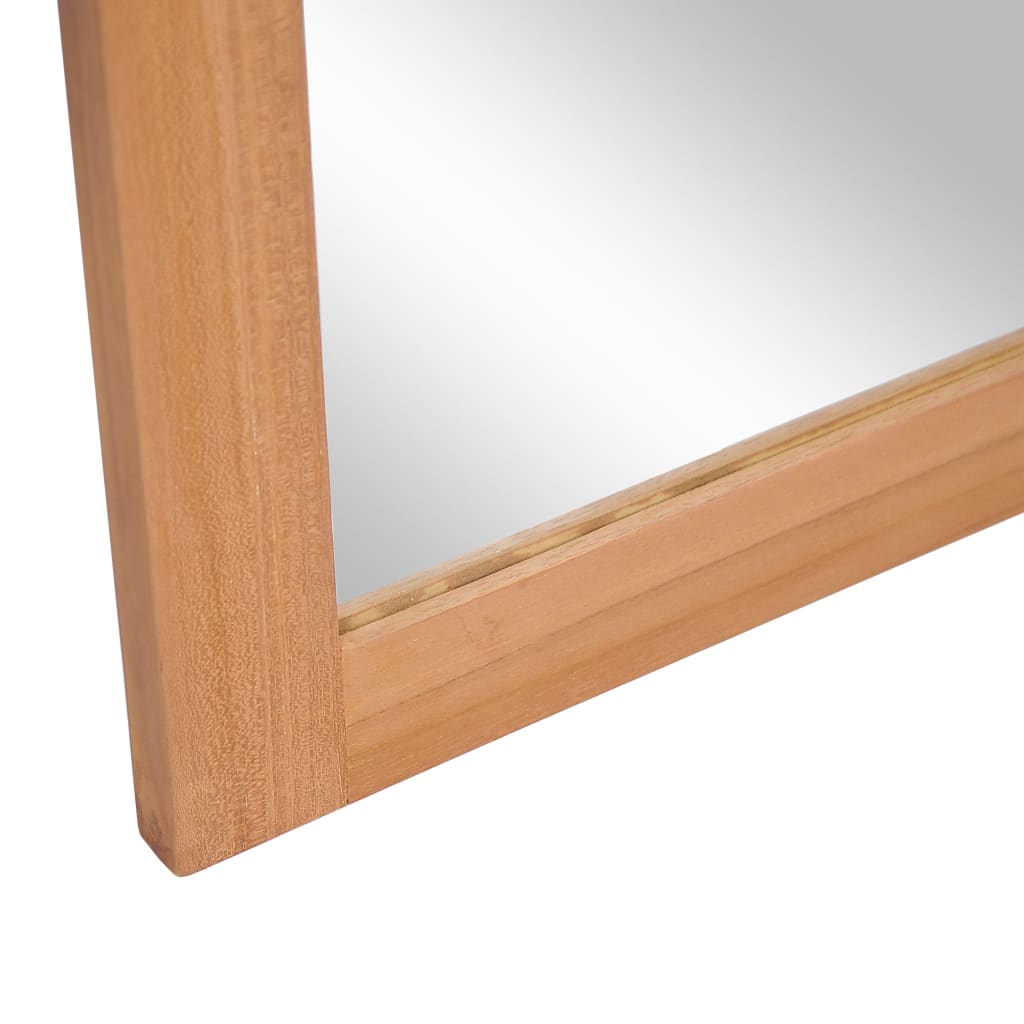 Miroir mural teck massif 50x70 cm