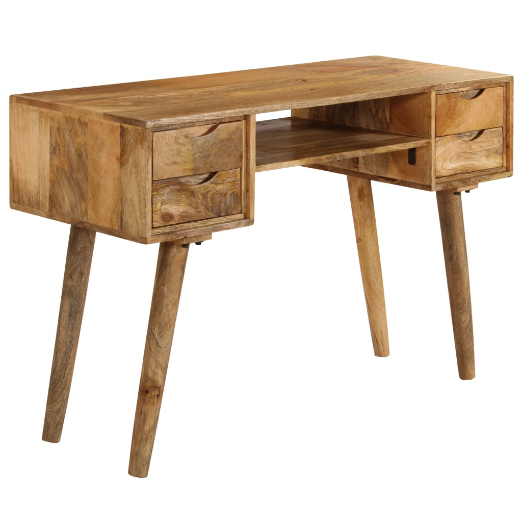 Desk Solid Mango Wood 115x47x76 cm