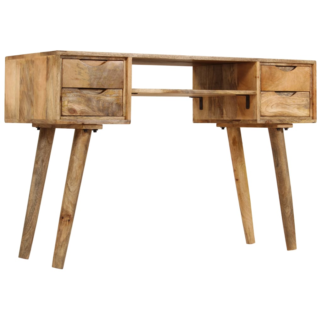 Desk Solid Mango Wood 115x47x76 cm