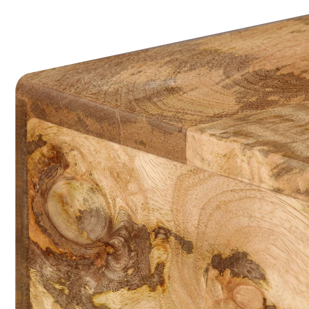 Desk with Drawers Solid Mango Wood 110x50x76 cm
