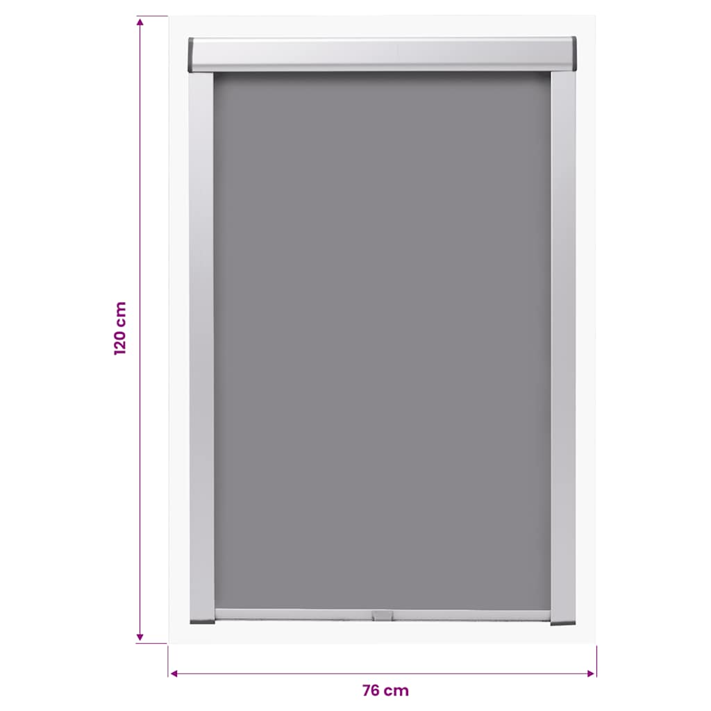 Blackout Blind Grey PK08