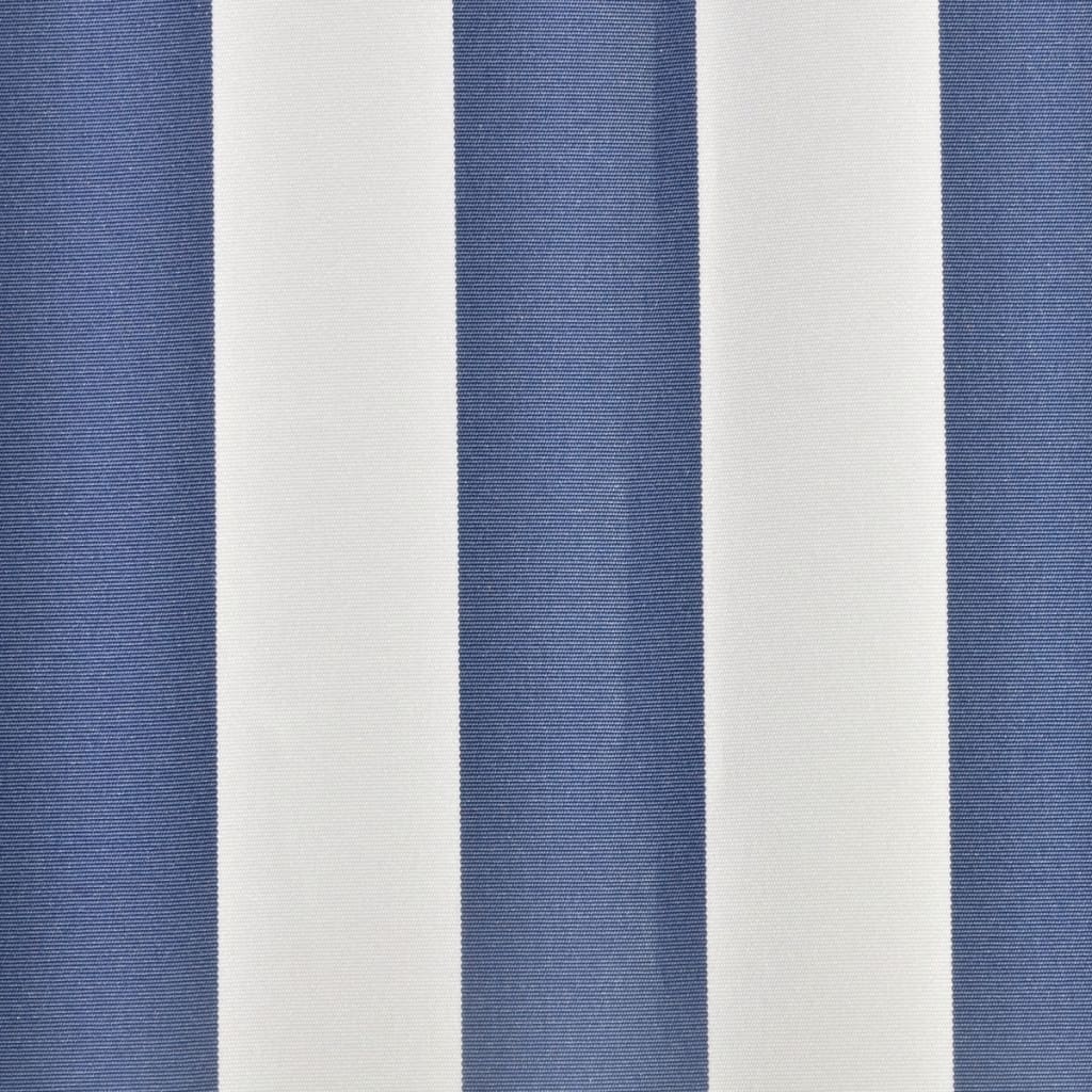 Markisenbespannung Canvas Blau & Weiß 350x250 cm
