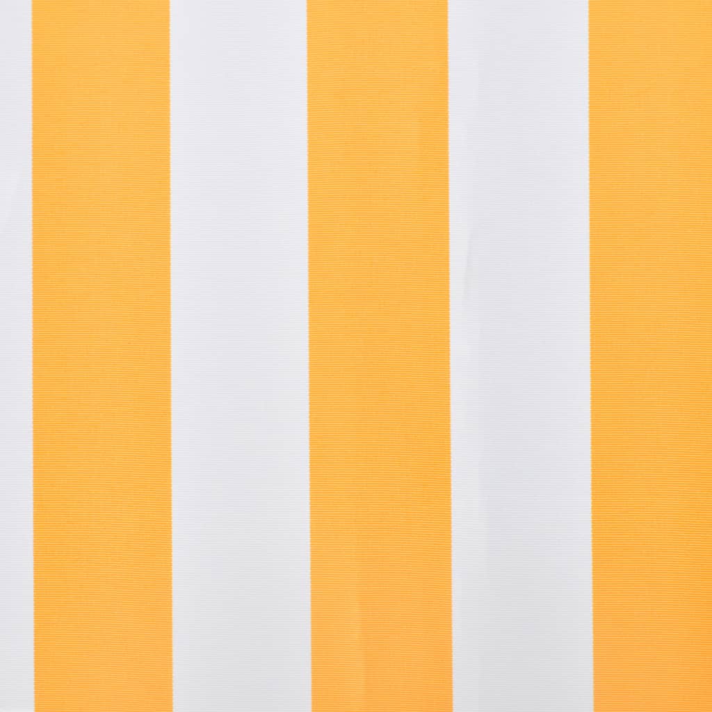 Markisenbespannung Canvas Orange & Weiß 450x300 cm