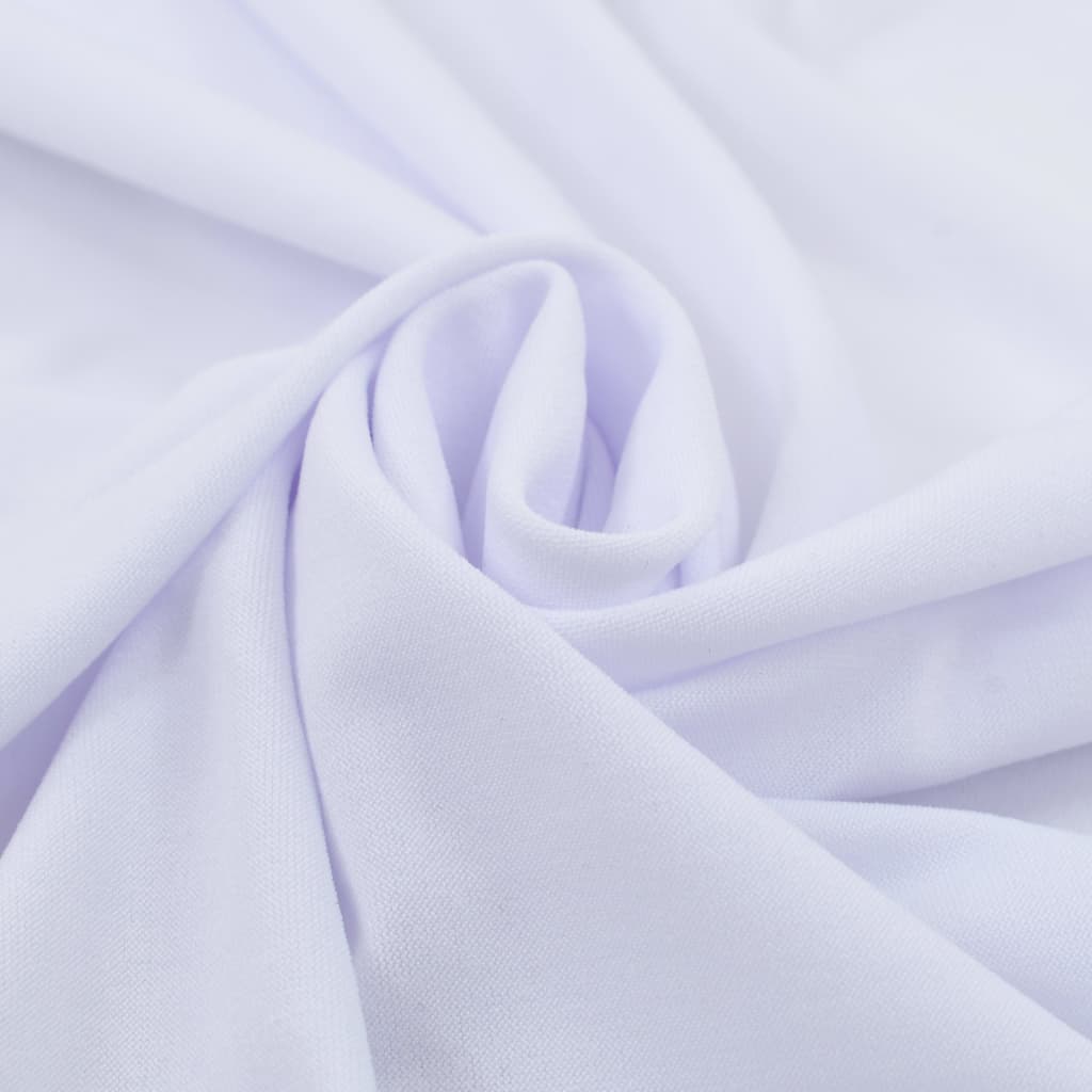 2 nappes stretch avec liseré blanc 150x74 cm