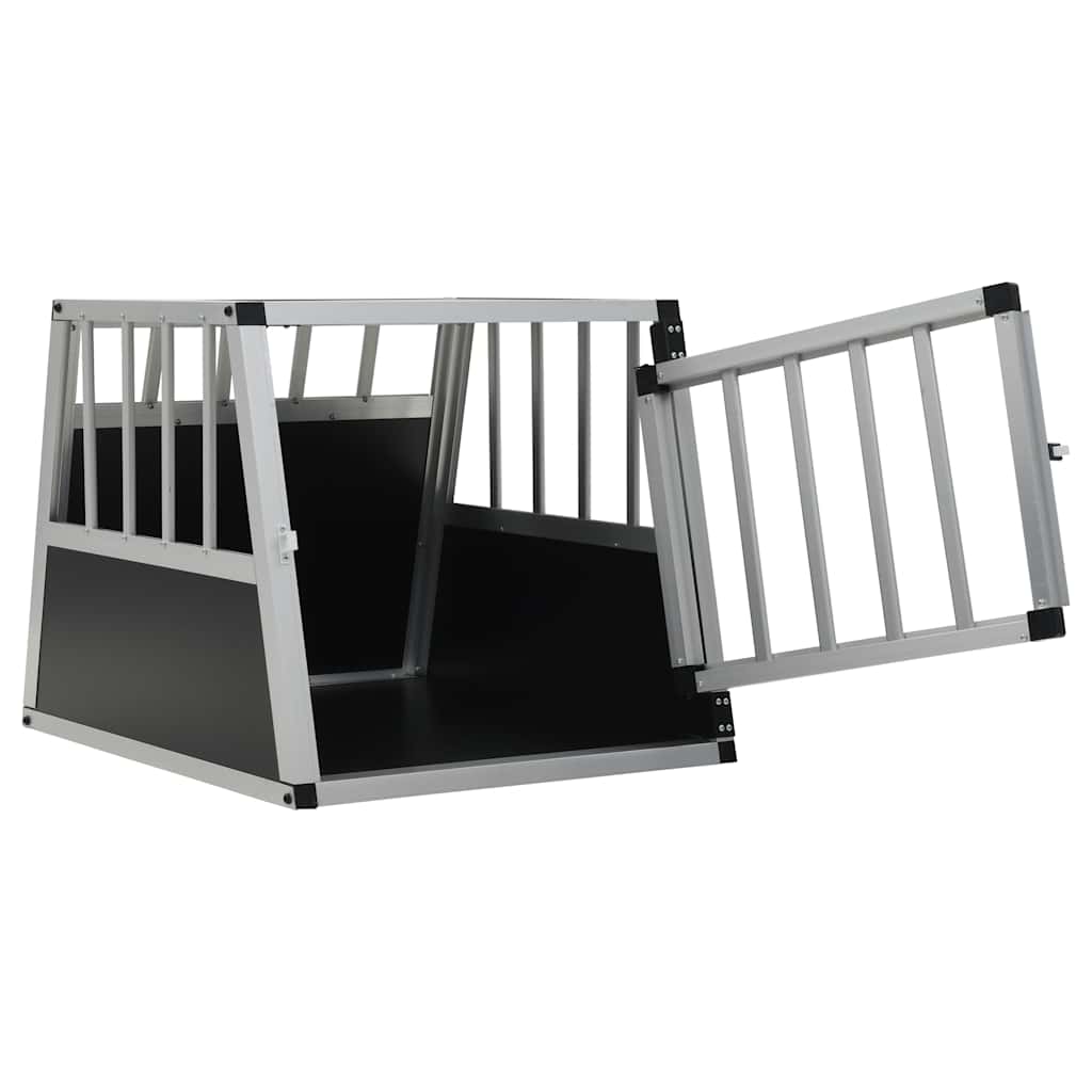 Hundetransportbox mit Einzeltür 54 x 69 x 50 cm