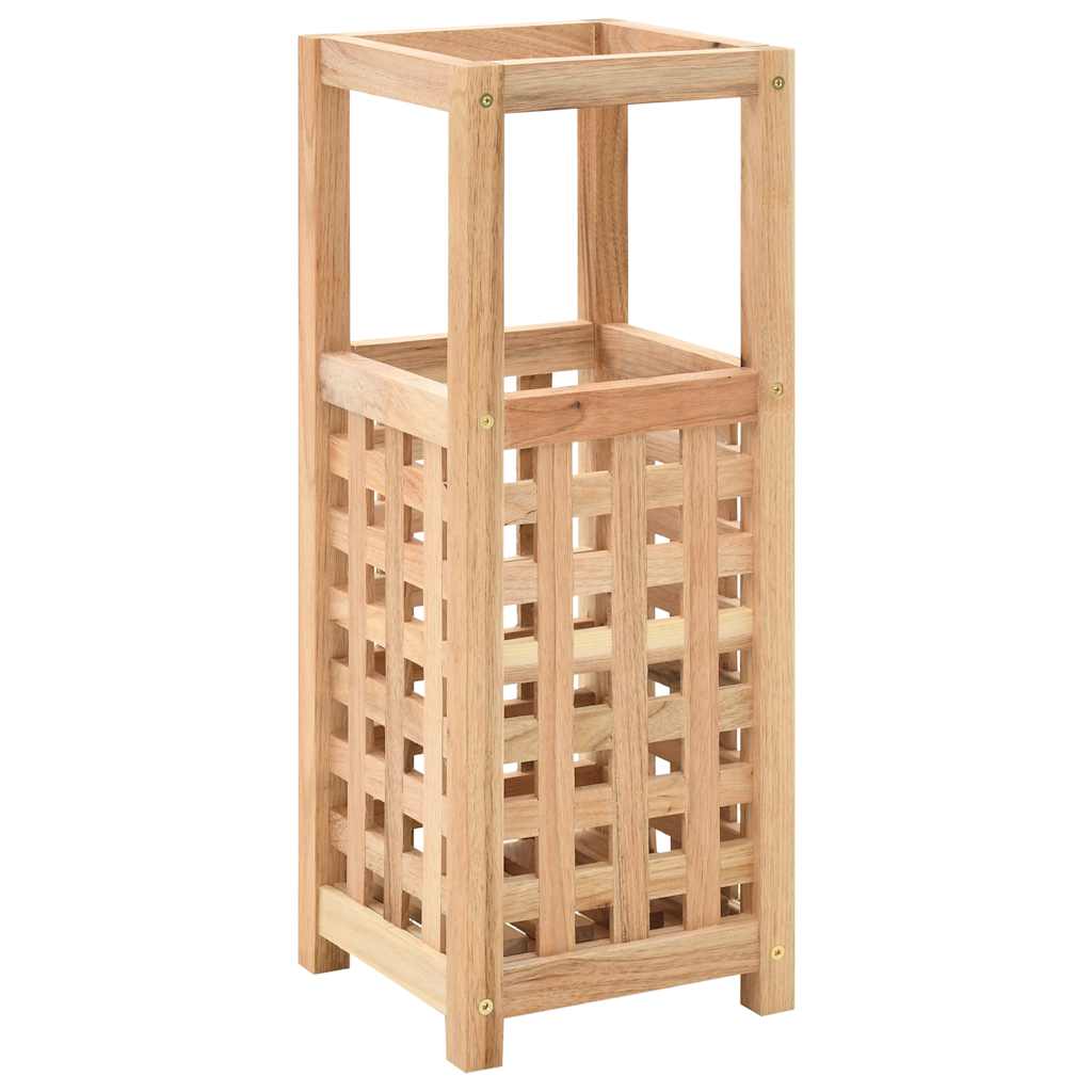 Umbrella Stand Walnut Solid Wood 18x18x50 cm