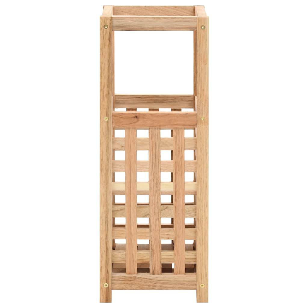 Umbrella Stand Walnut Solid Wood 18x18x50 cm