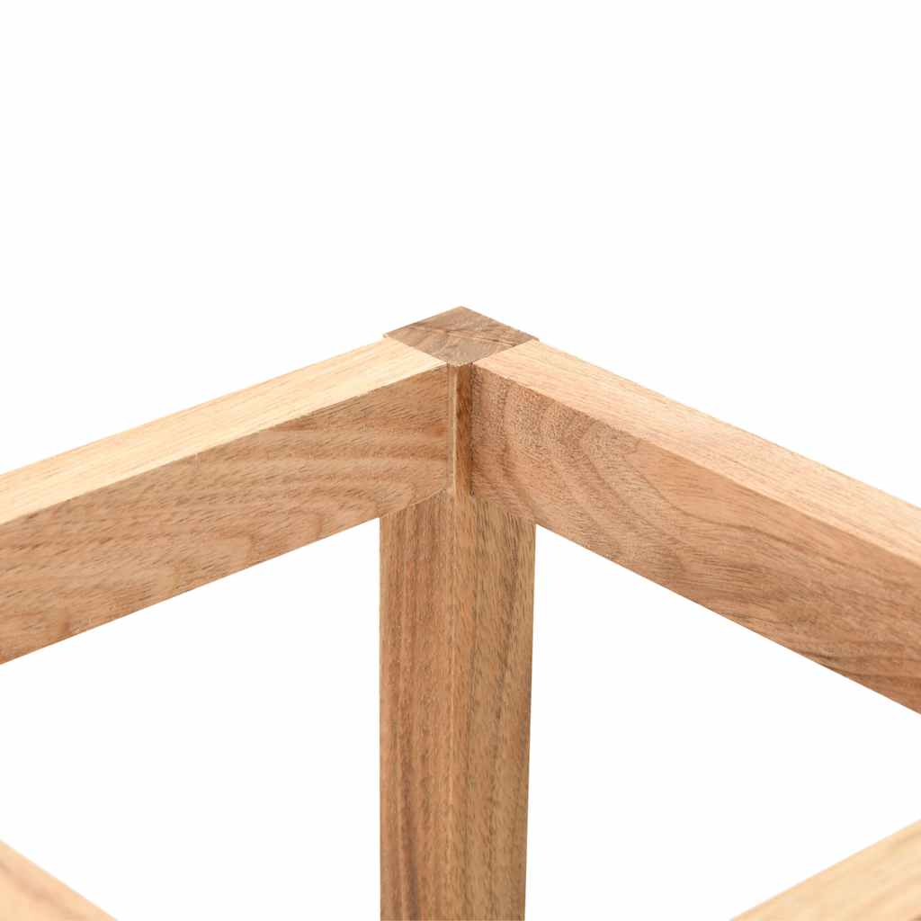 Umbrella Stand Walnut Solid Wood 18x18x50 cm
