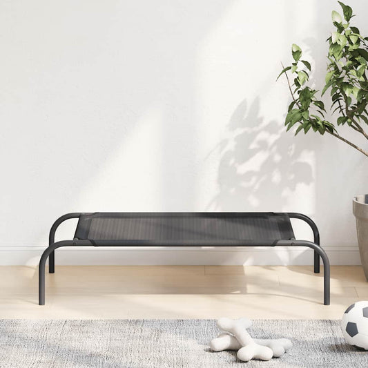Erhöhtes Hundebett Schwarz S Textilene