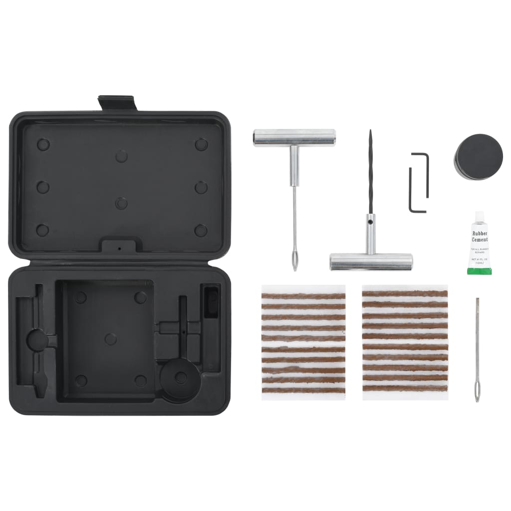 Kit de réparation de pneus de voiture, 27 pièces