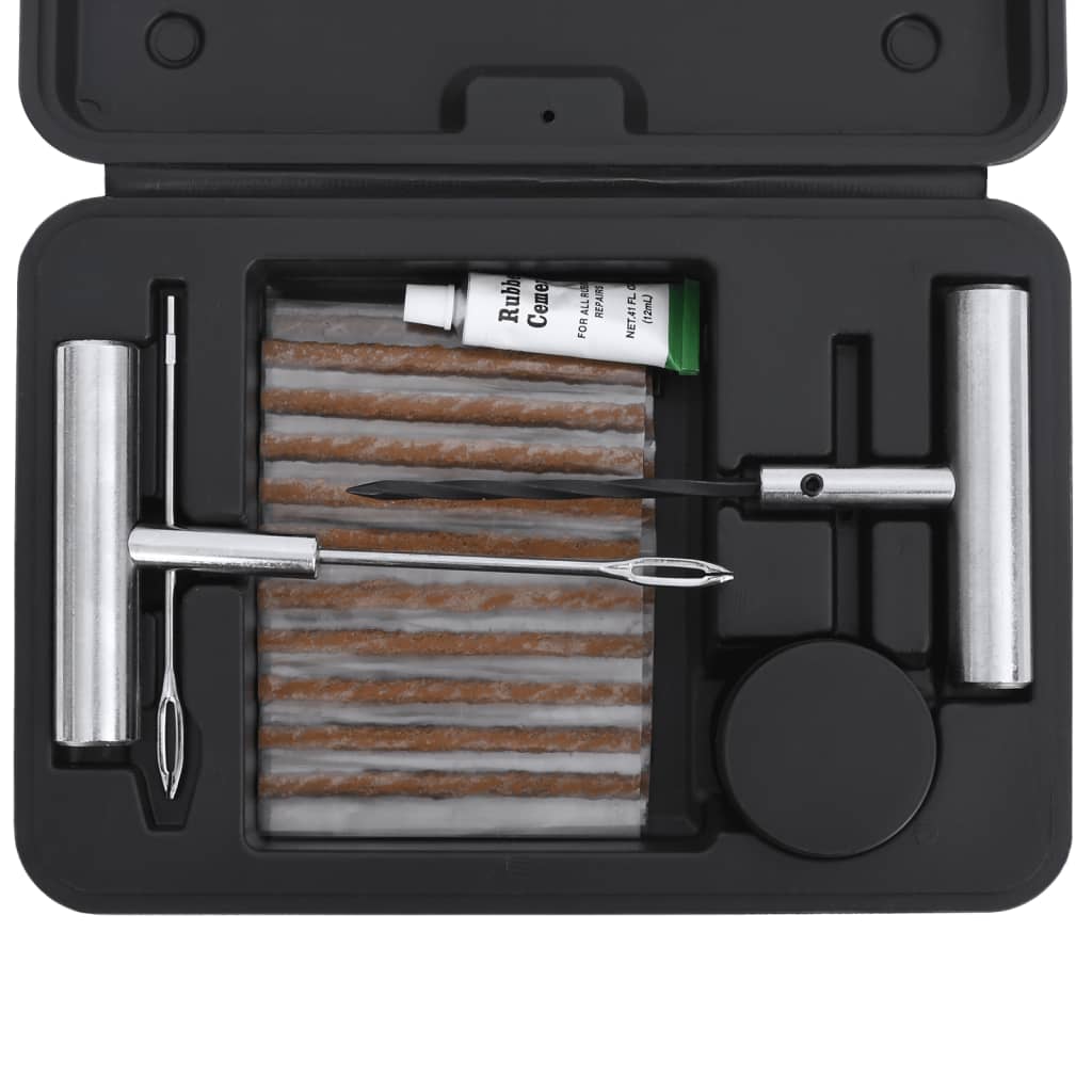 Kit de réparation de pneus de voiture, 27 pièces