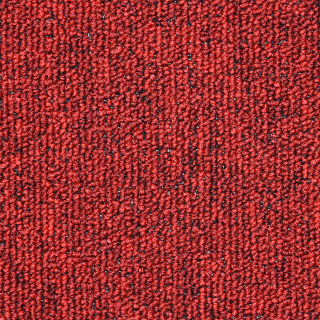 Stufenmatten 15 Stk. 56x17x3 cm Rot Halbrund