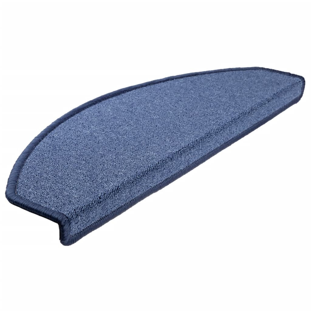 15 pcs. Stair Mats Blue 65 x 24 x 4 cm