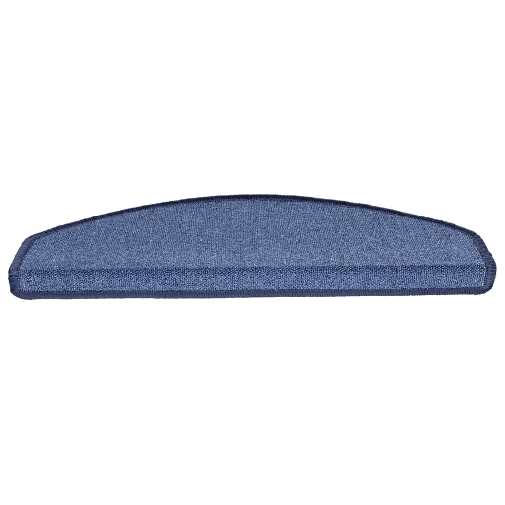 15 pcs. Stair Mats Blue 65 x 24 x 4 cm