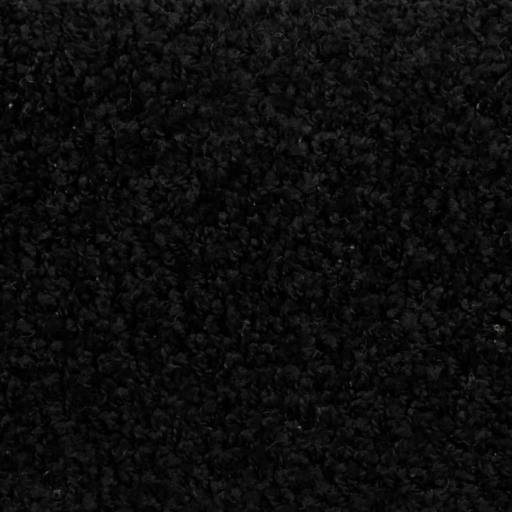 Tapis de marche 15 pcs. 65x21x4 cm Noir Semi-circulaire Grand