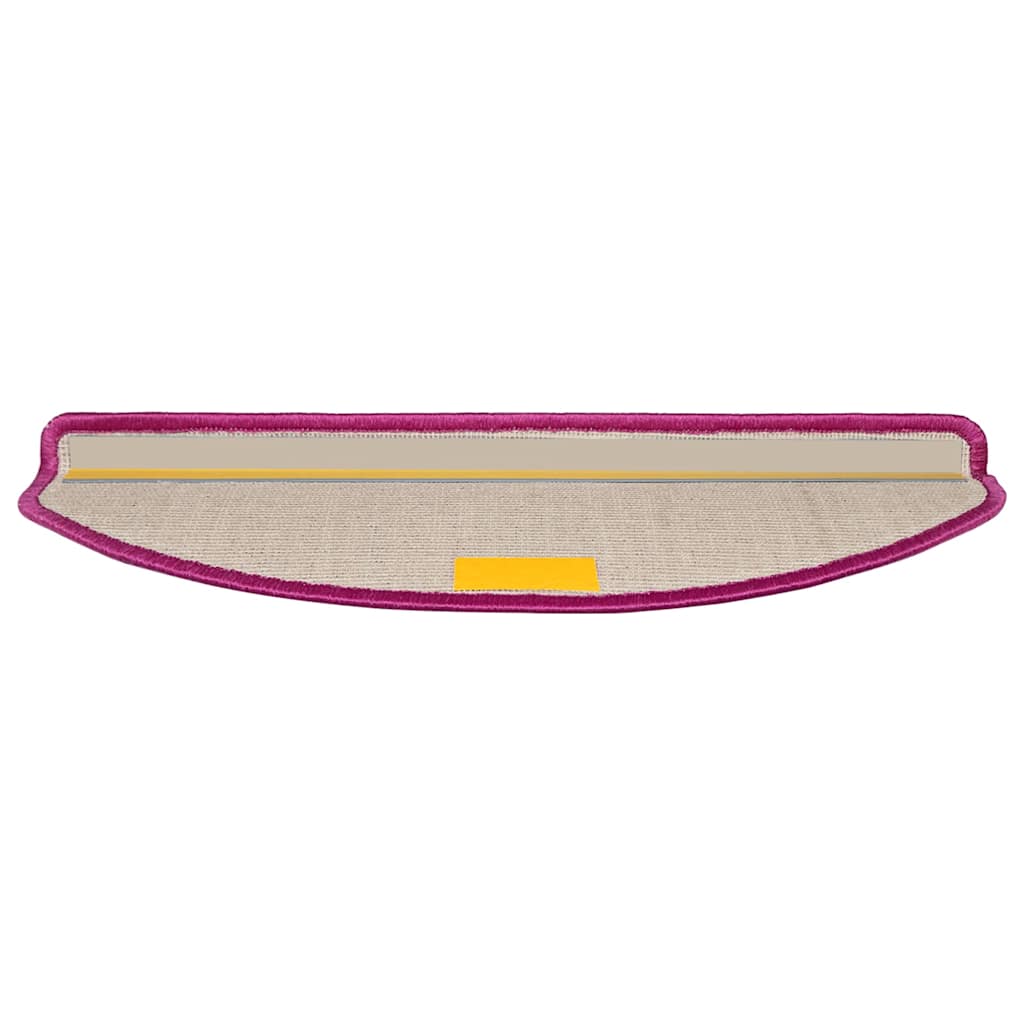 Stufenmatten 15 Stk. 65x21x4 cm Violett Halbrund Groß