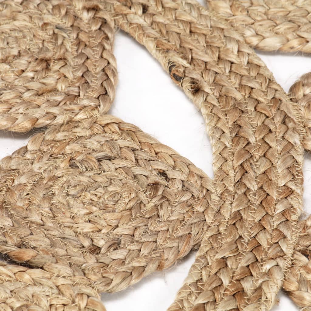 Rug Handwoven Jute Braided 120 cm