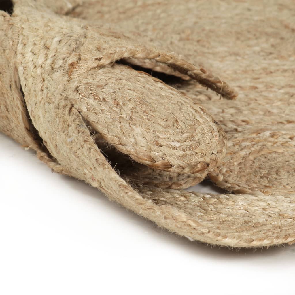 Tapis Tressé à la Main en Jute 150 cm