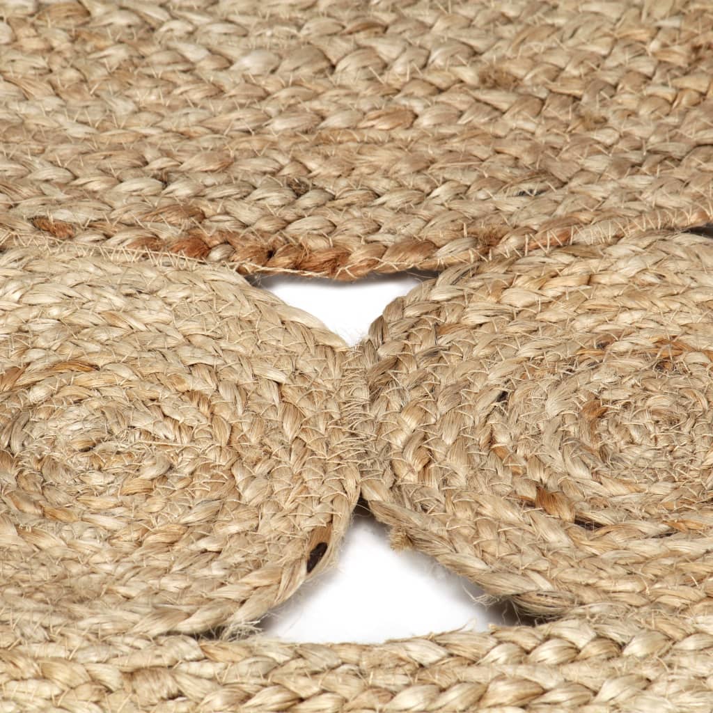 Tapis Tressé à la Main en Jute 150 cm