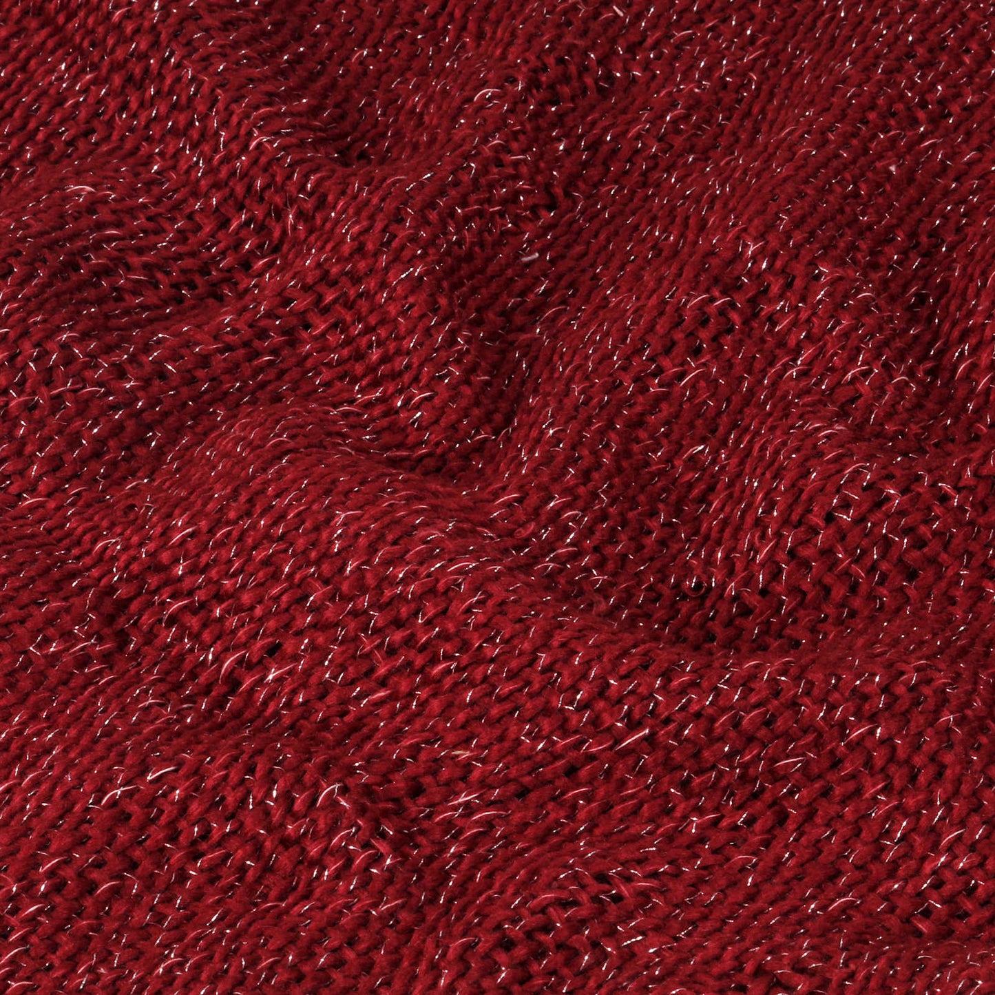 Decke Bordeauxrot 220 x 250 cm Polyester