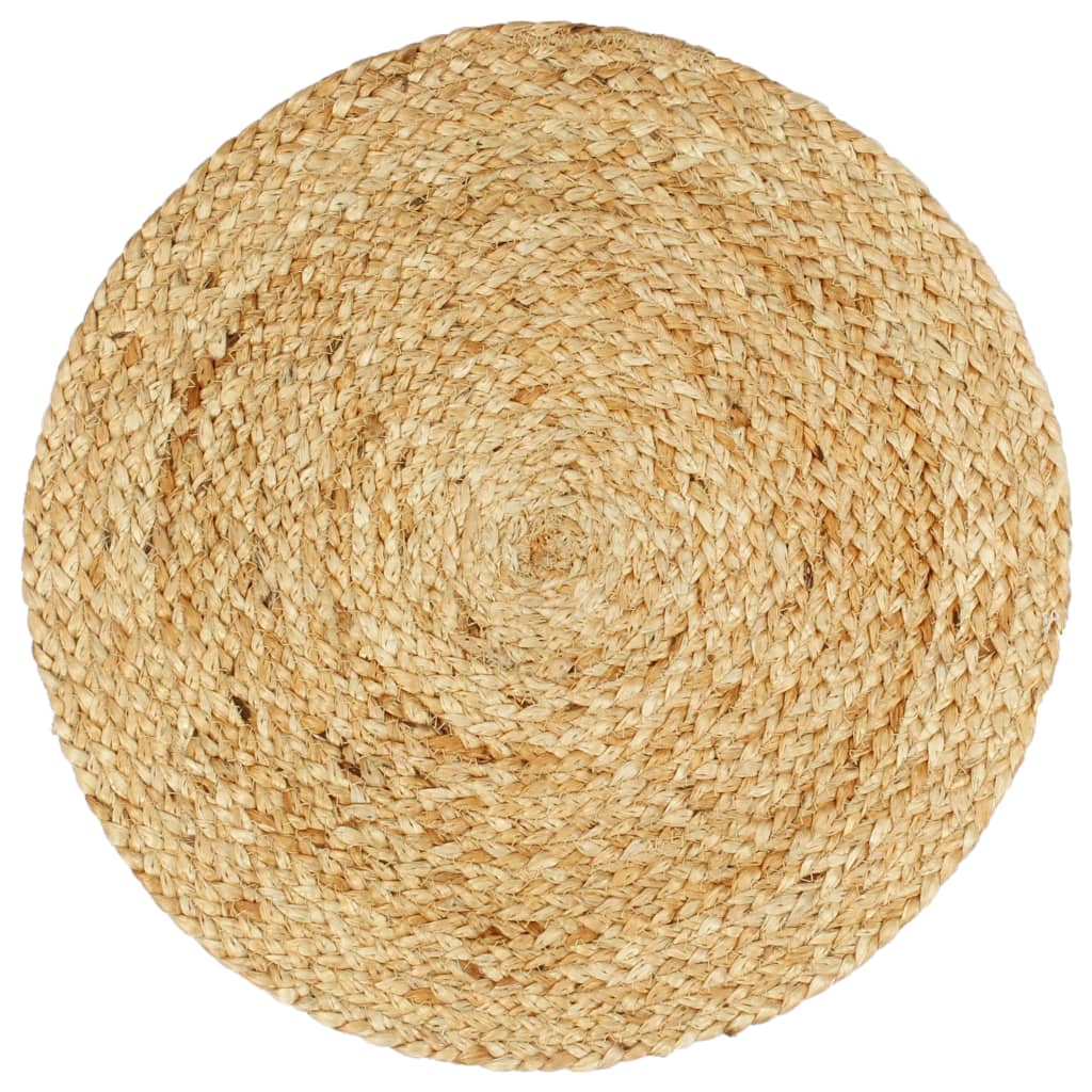 Sets de table 4 pcs Naturel Ø 38 cm Rond Jute