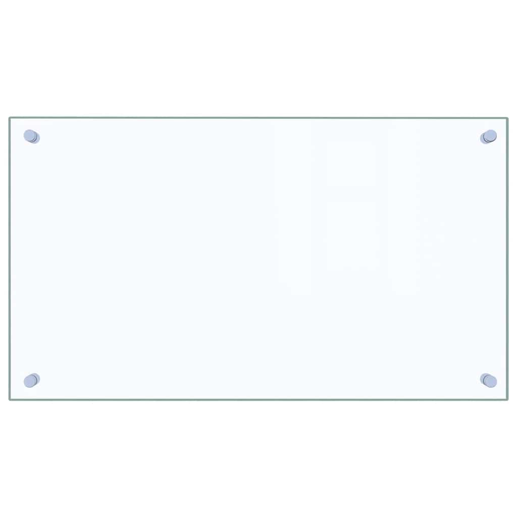Küchenrückwand Transparent 70×40 cm Hartglas