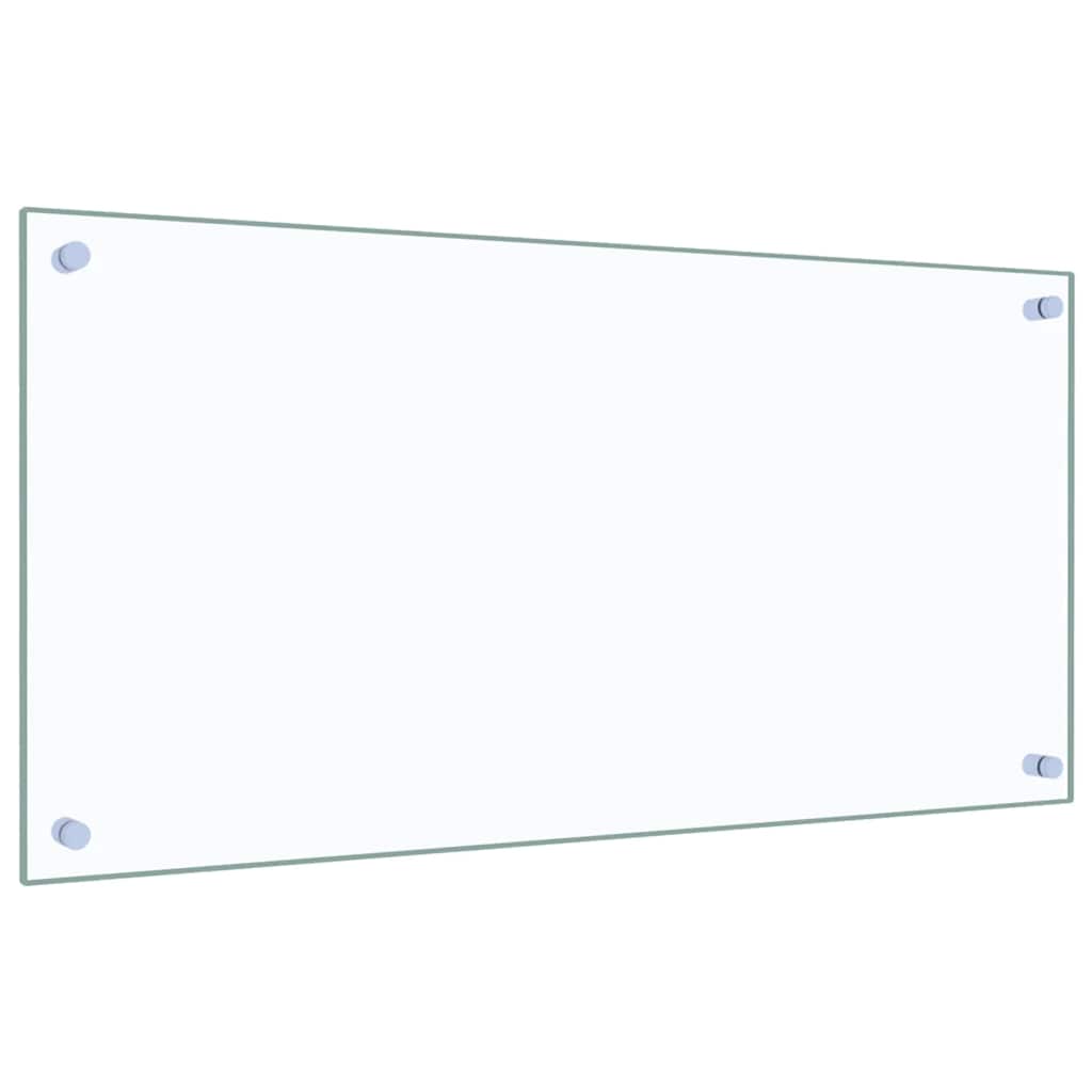 Küchenrückwand Transparent 80×40 cm Hartglas