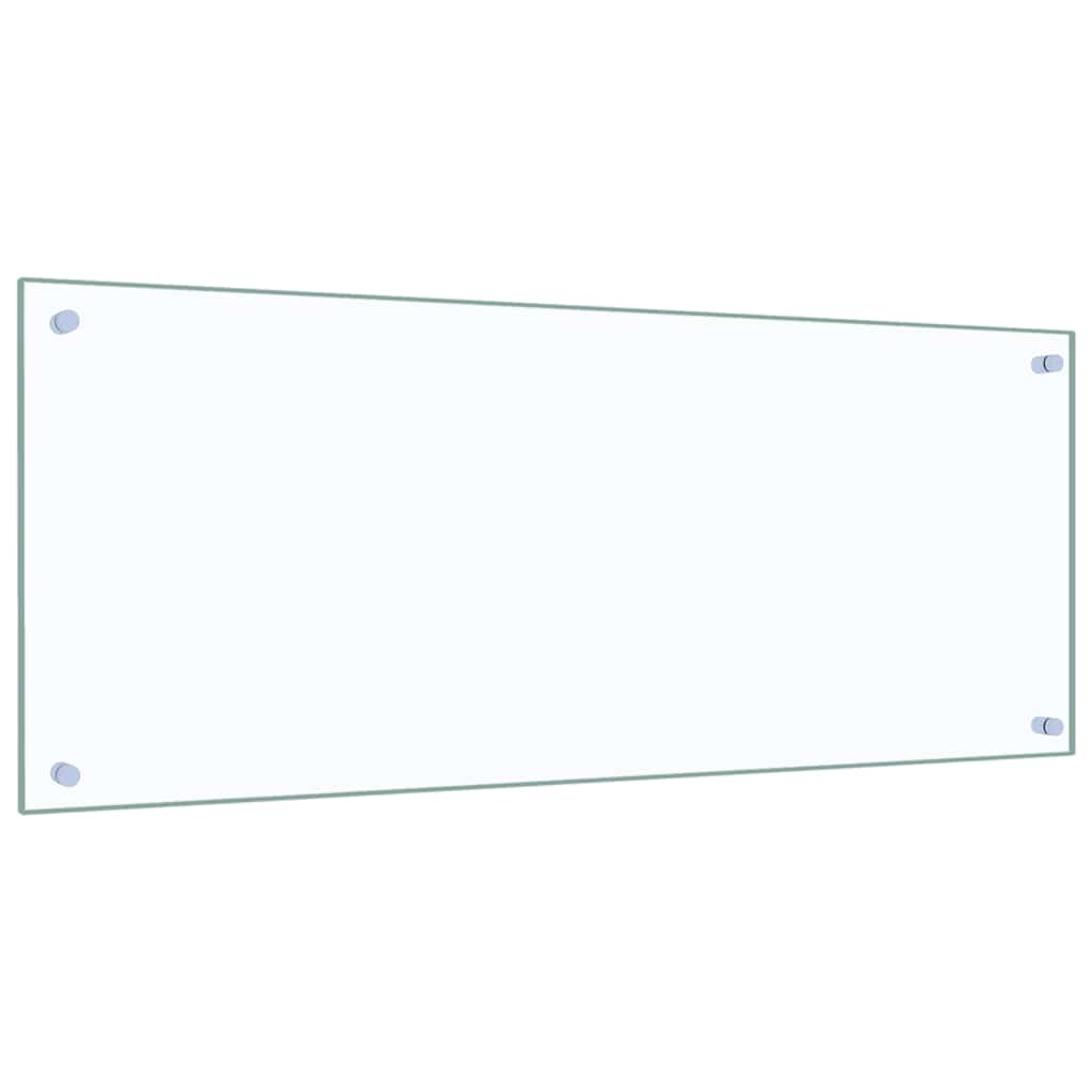 Küchenrückwand Transparent 100×40 cm Hartglas